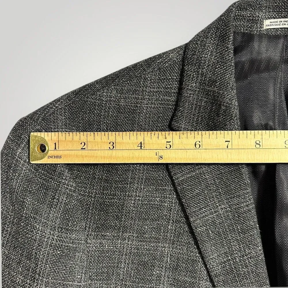 JOSEPH ABBOUD Mens Blazer Sport Coat Two Button Jacket 42R Italian Linen/Wool